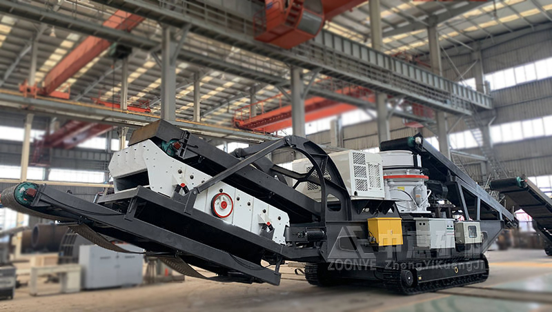 履帶式圓錐移動(dòng)破碎站車間實(shí)拍4