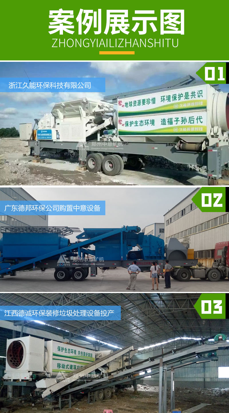 裝修垃圾再生處理設(shè)備銷售案例