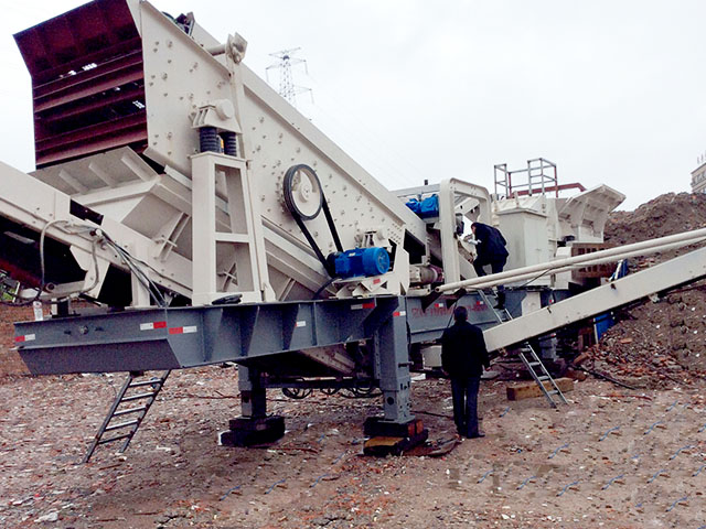 杭州廣亞物業(yè)引進中意移動破碎站