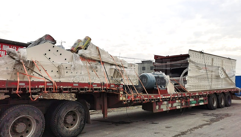 振動篩裝車發(fā)貨