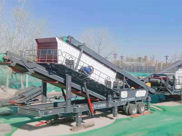 湖北武漢引進(jìn)的環(huán)保型建筑垃圾移動破碎站