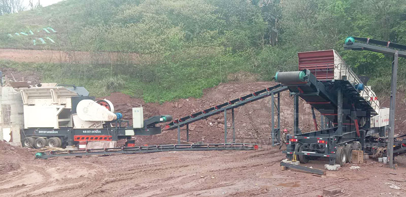 移動(dòng)石子機(jī)安裝現(xiàn)場(chǎng)