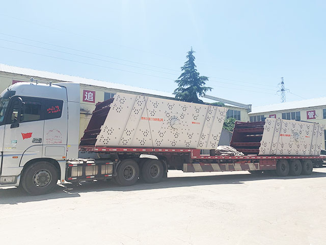 發(fā)貨了！中意振動(dòng)篩裝車(chē)成功，準(zhǔn)備出發(fā)！