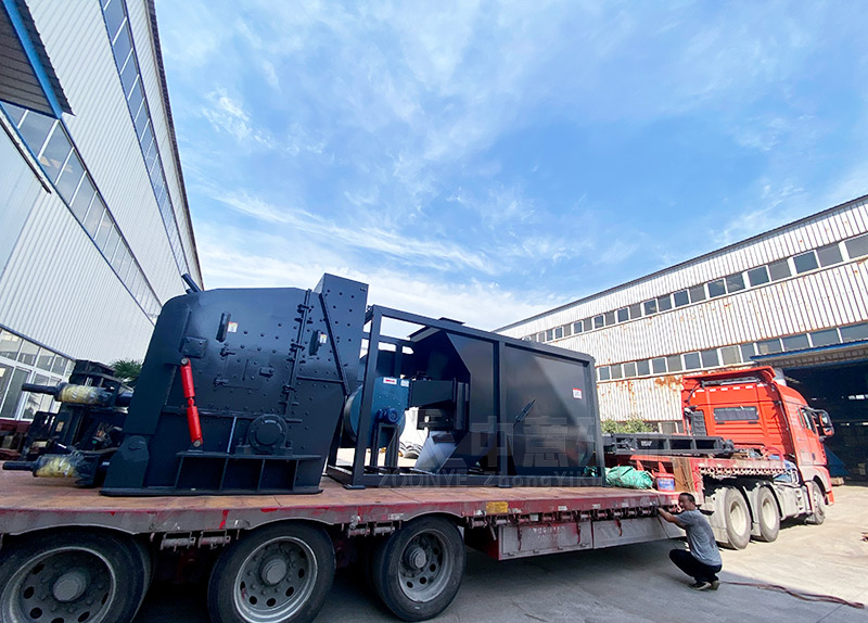 裝修垃圾處理生產線設備發(fā)貨