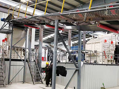 年處置50萬噸建筑垃圾處理設備在河南消納場兇猛發(fā)力