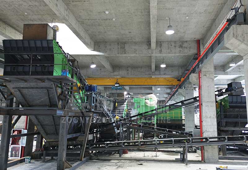 建筑裝修垃圾處理生產(chǎn)線