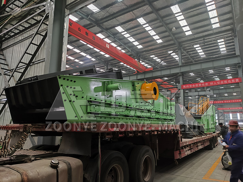 垃圾分揀設(shè)備發(fā)貨現(xiàn)場(chǎng)