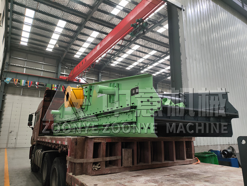 垃圾分揀設(shè)備發(fā)貨現(xiàn)場(chǎng)