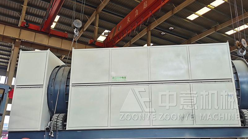 建筑磚瓦等廢料處理設(shè)備滾筒篩實(shí)地工廠(chǎng)圖片