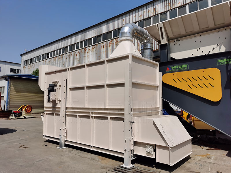 填埋場(chǎng)垃圾分選生產(chǎn)線風(fēng)選機(jī)工廠實(shí)拍圖片