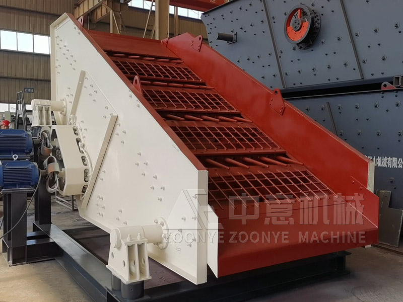 建筑磚瓦等廢料棒條篩實(shí)地工廠圖片