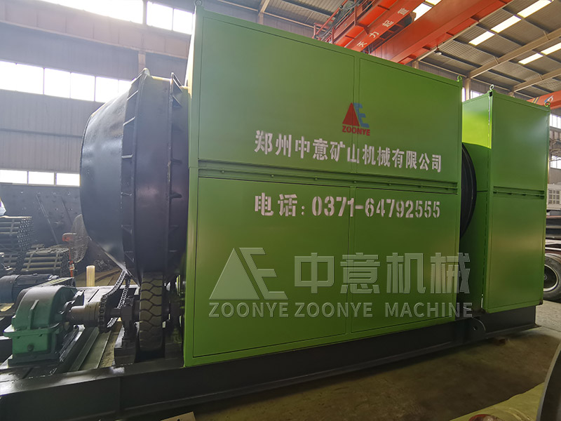 庫(kù)存垃圾處理站滾筒篩實(shí)地工廠圖片