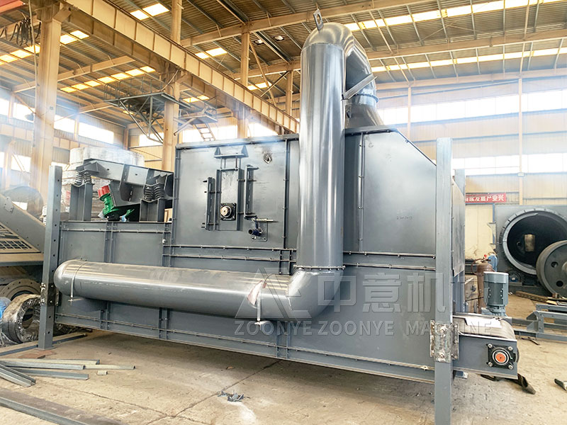 長久堆積垃圾骨料再生設(shè)備風(fēng)選機(jī)實地工廠圖片