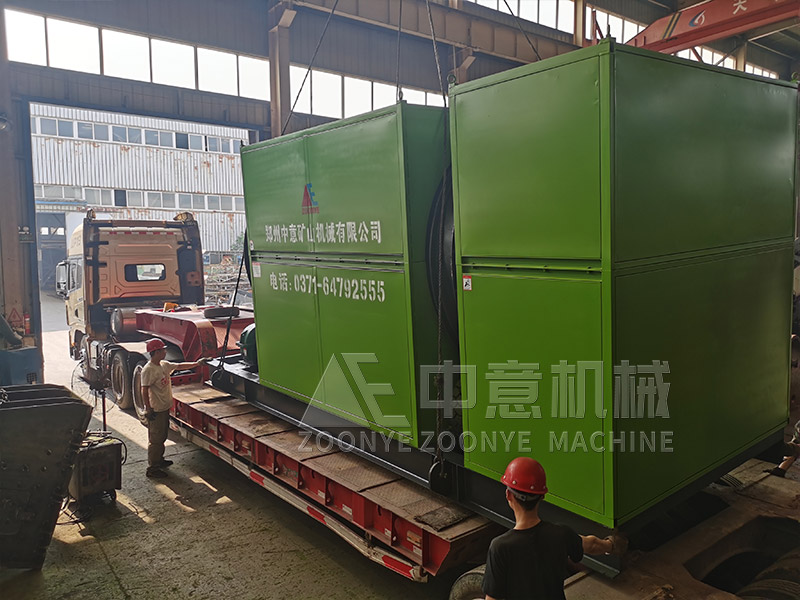 建筑磚瓦等廢料滾筒篩實(shí)地工廠圖片